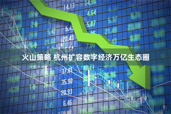 火山策略 杭州扩容数字经济万亿生态圈