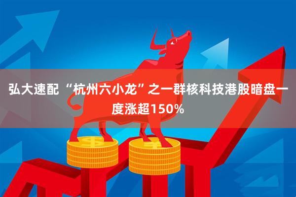 弘大速配 “杭州六小龙”之一群核科技港股暗盘一度涨超150%